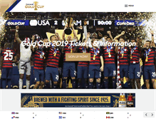 Tablet Screenshot of goldcup.org